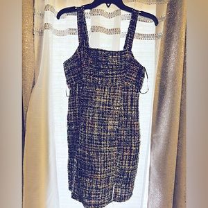 Brand new tweed cocktail party dress
